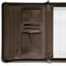 Dacasso Chocolate Brown Leather Enhanced Zip-Around Portfolio EI-3404 - alternate 4